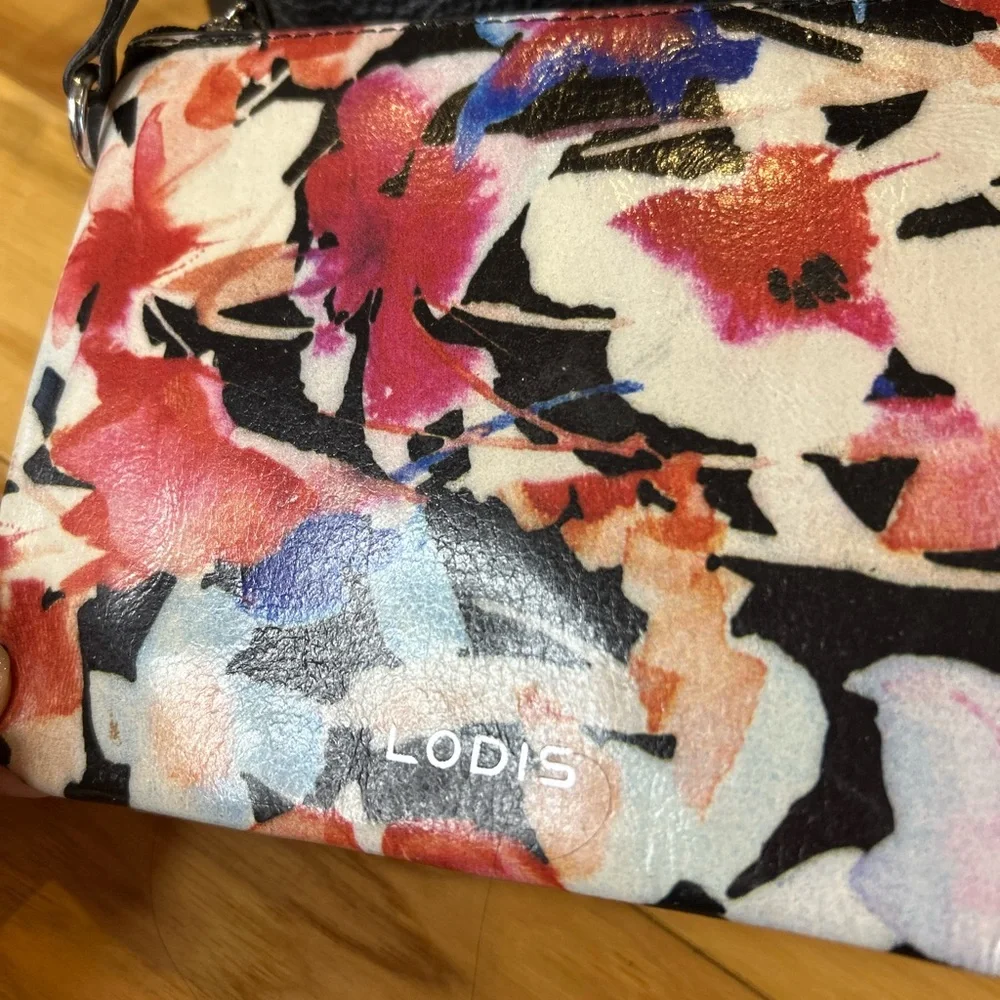 Lodis Black Pebbled Leather Tote Bag - Picture 10 of 14